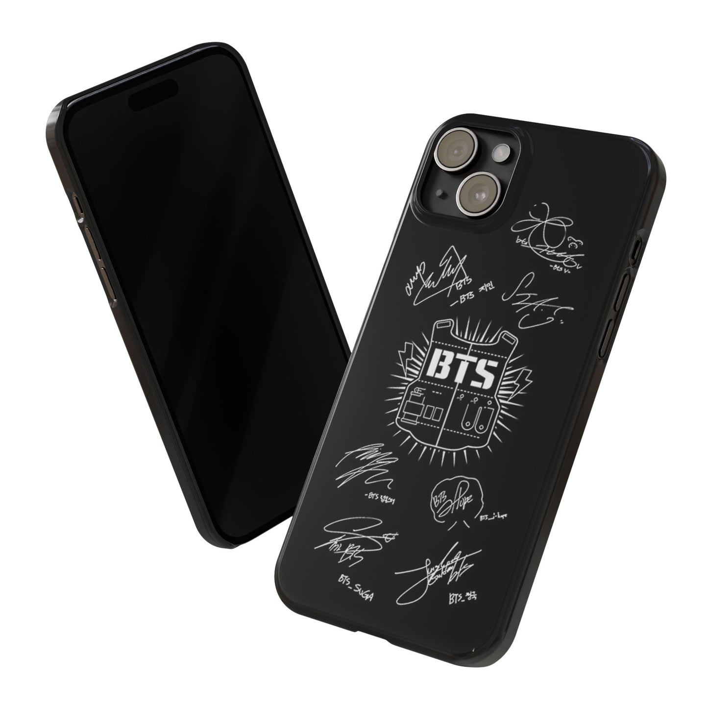BTS Signature IPhone 15, 14, 13, 12 Cases