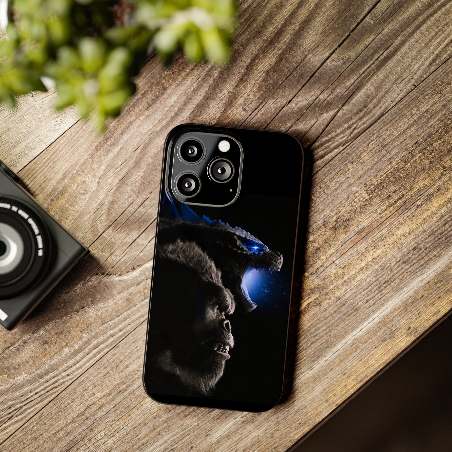Godzilla x Kong New Age iPhone Cases: Unleash the Titans (Blue Edition)