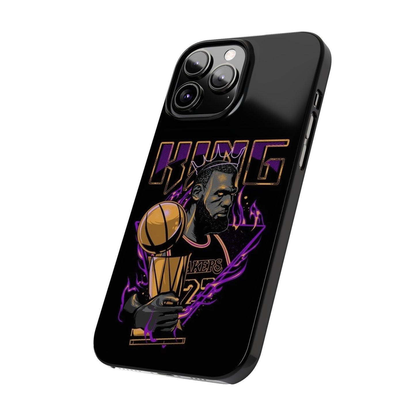 LeBron James is The King Iphone 15, 14, 13, 12, 11 Cases