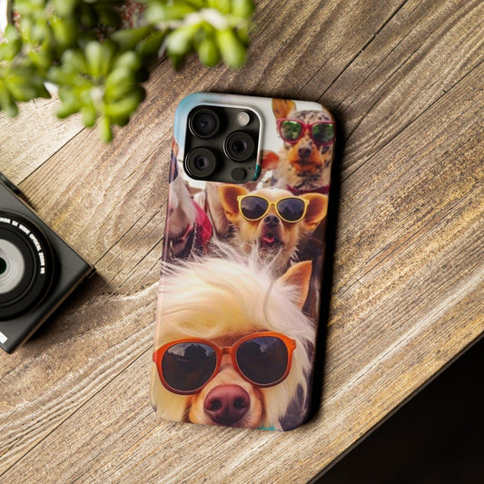 Cool Dogs make Selfie iPhone 15, 14, 13, 12, 11 Cases