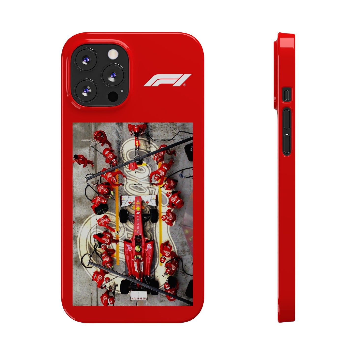 F1 Ferrari Pitstop Iphone Cases
