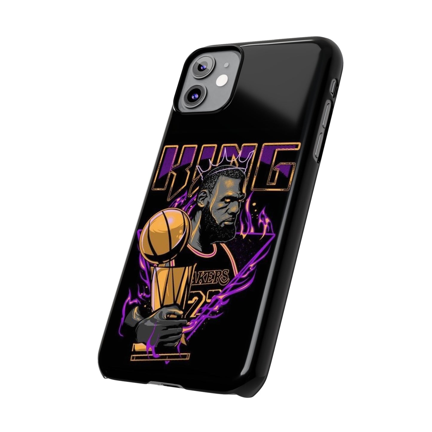 LeBron James is The King Iphone 15, 14, 13, 12, 11 Cases