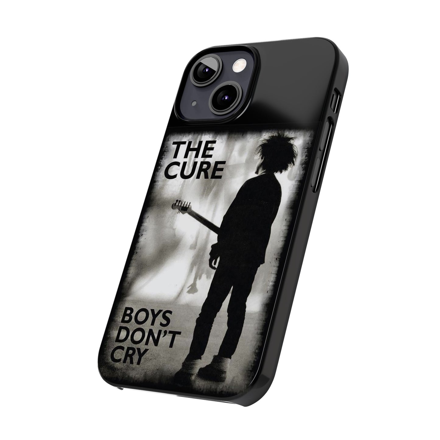 The Cure: Boys Don't Cry" iPhone Covers for 15, 14, 13, 12, 11