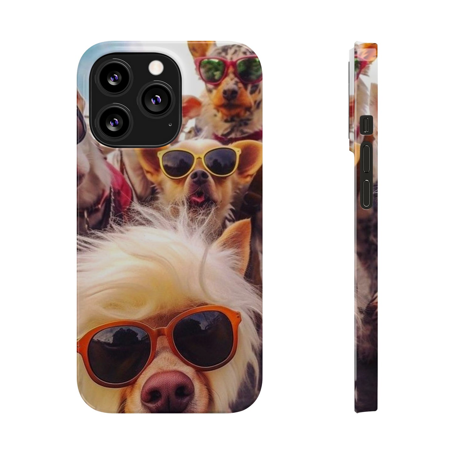 Cool Dogs make Selfie iPhone 15, 14, 13, 12, 11 Cases