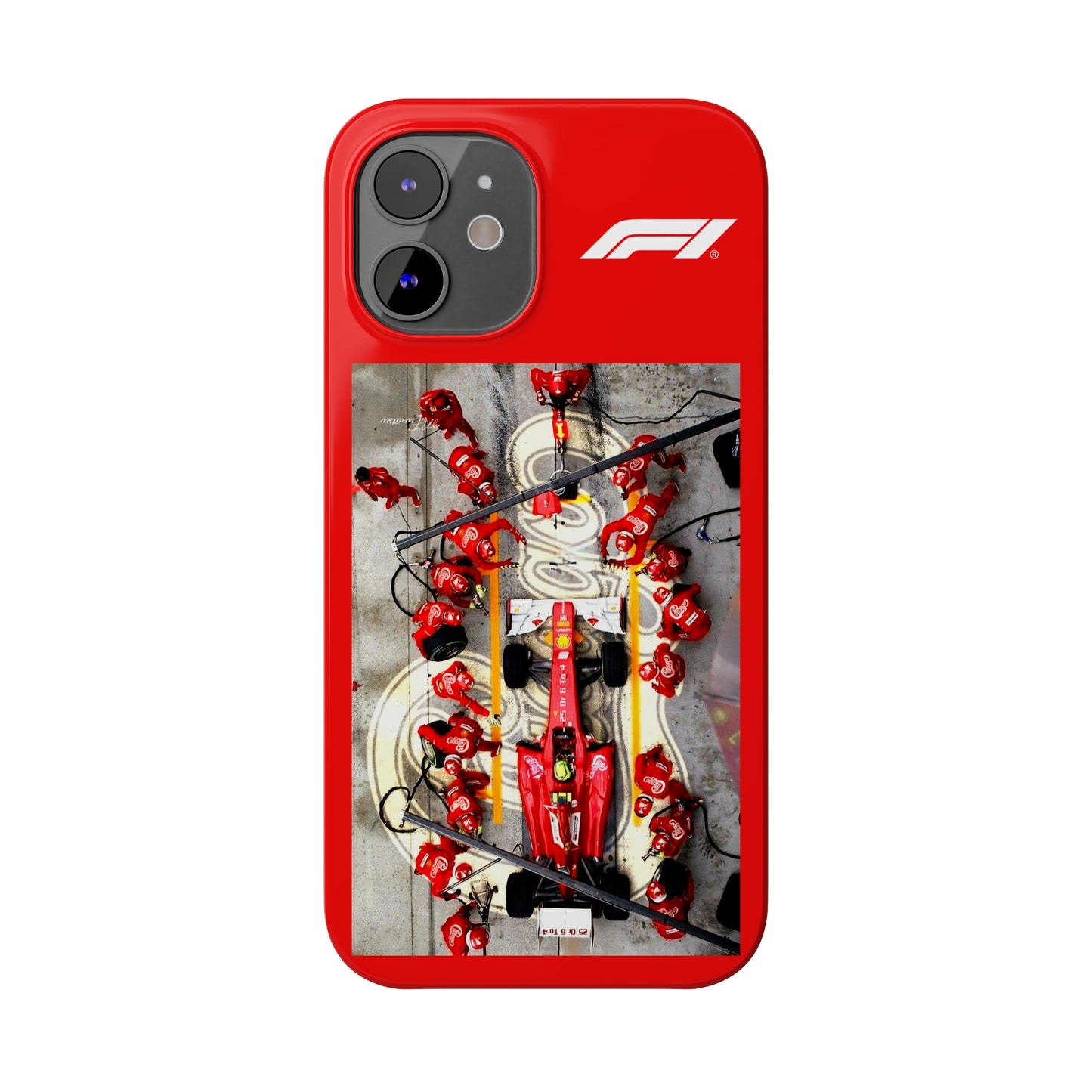 F1 Ferrari Pitstop Iphone Cases