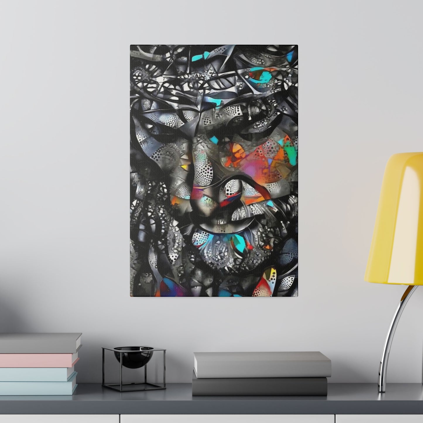 Jesus with Thorn Crown: Sacred Wall Art - Canvas