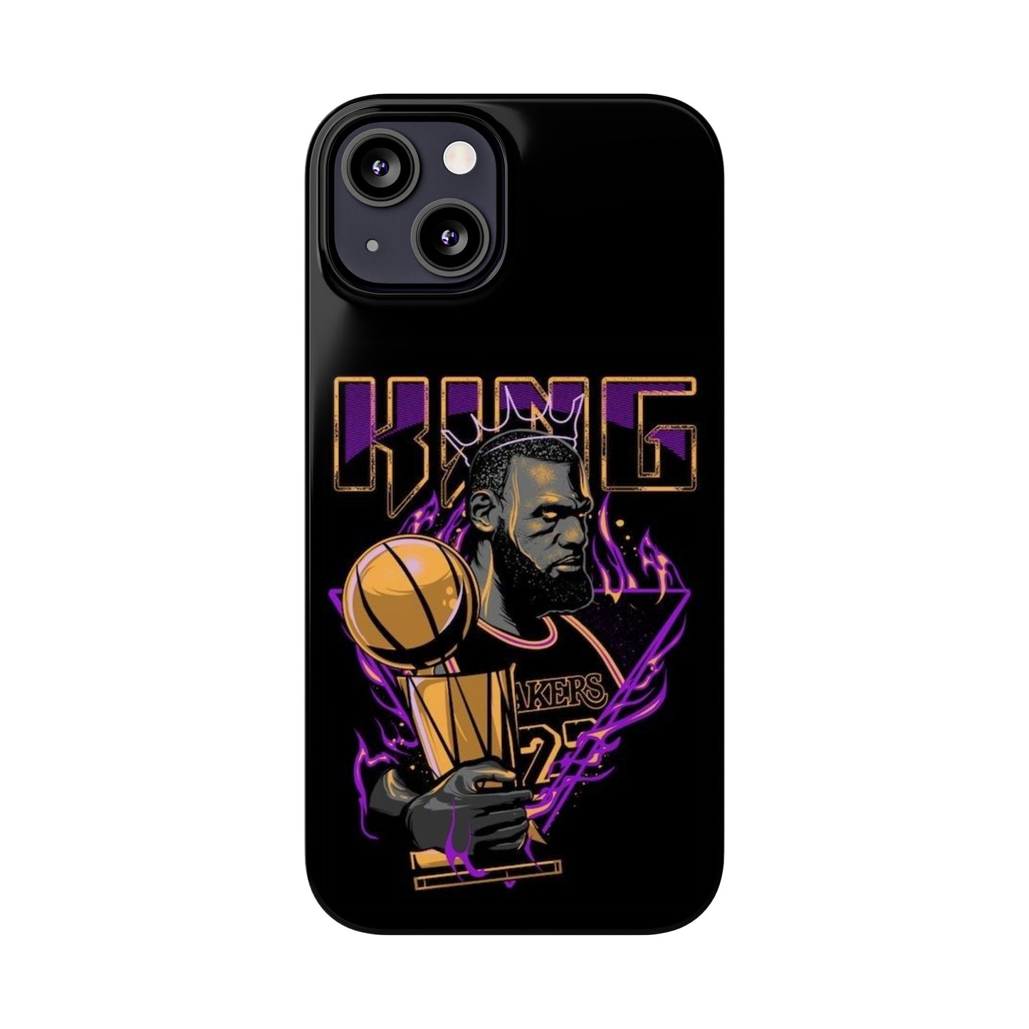 LeBron James is The King Iphone 15, 14, 13, 12, 11 Cases