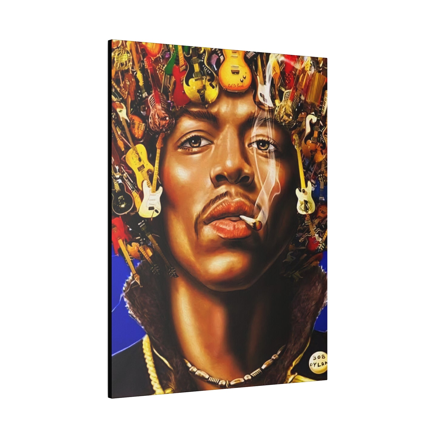 Jimi Hendrix Guitar King - Canvas