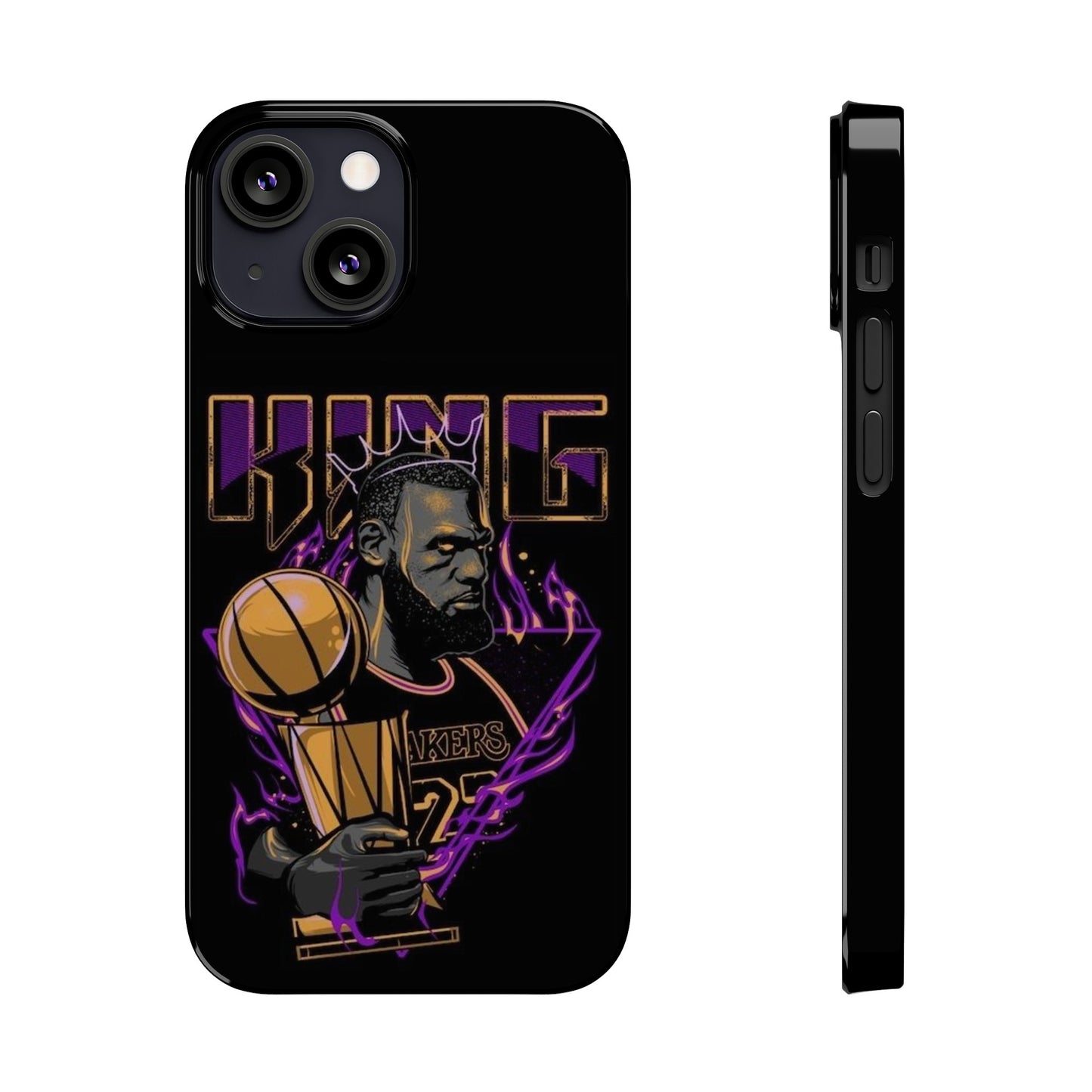 LeBron James is The King Iphone 15, 14, 13, 12, 11 Cases