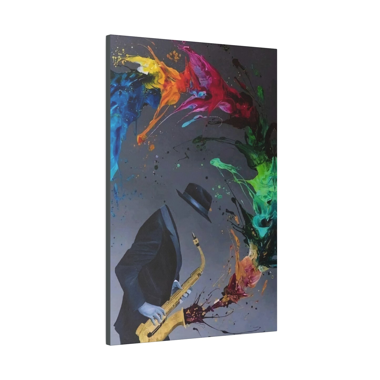 Saxophonist Symphony: Music-Inspired - Canvas
