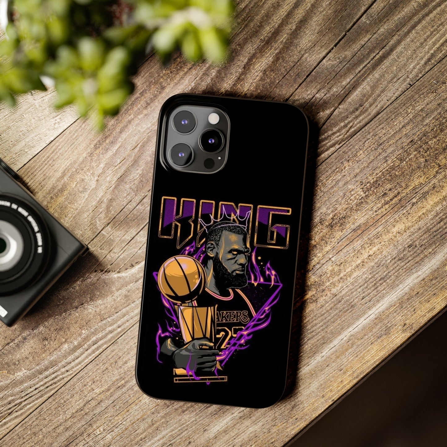 LeBron James is The King Iphone 15, 14, 13, 12, 11 Cases