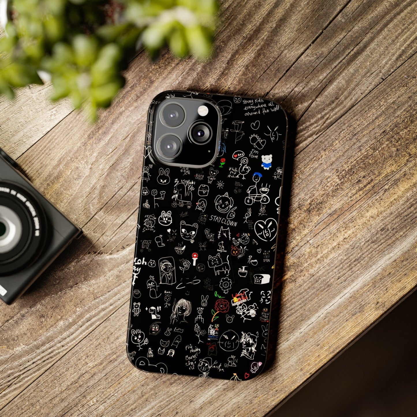 Kids Drawings Style Iphone 15, 14, 13, 12 Cases