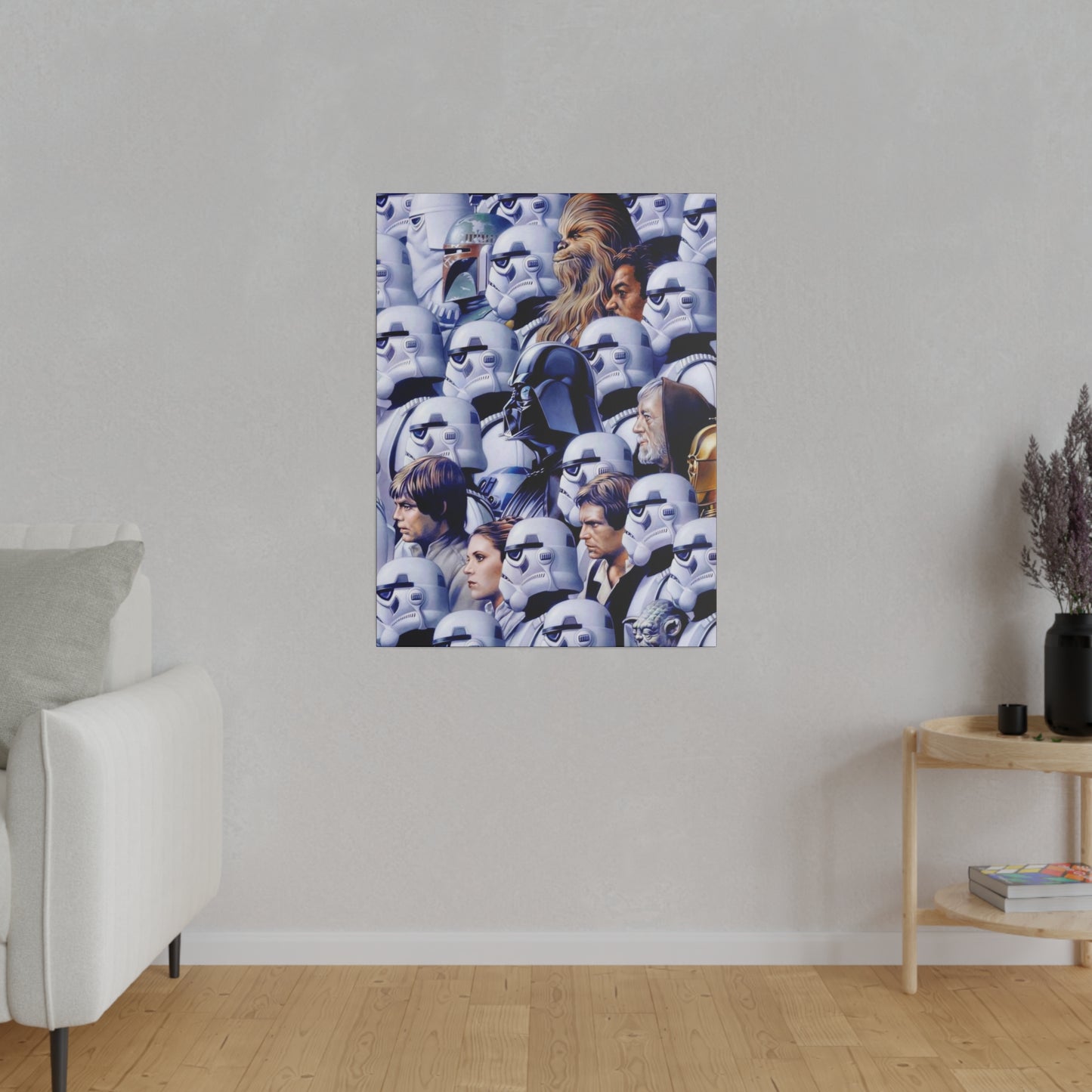 Star Wars, Good between the Bad in One Canvas