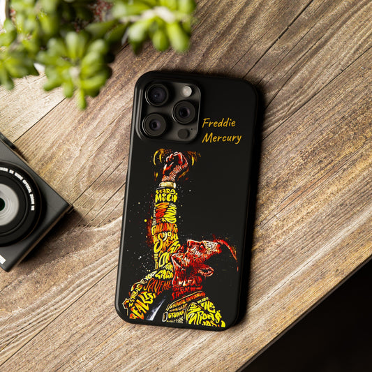 Freddie Mercury Songs IPhone 15, 14, 13, 12, 11 Cases