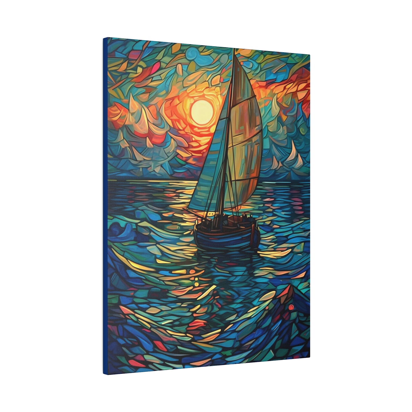 Ship on the Sea: Nautical Wall Art - Canvas