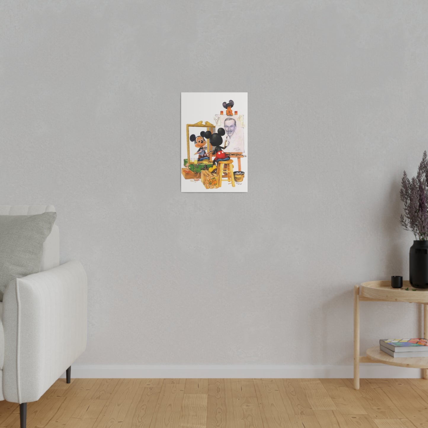 Drawing Inspiration: Mickey Mouse and Walt Disney Canvas