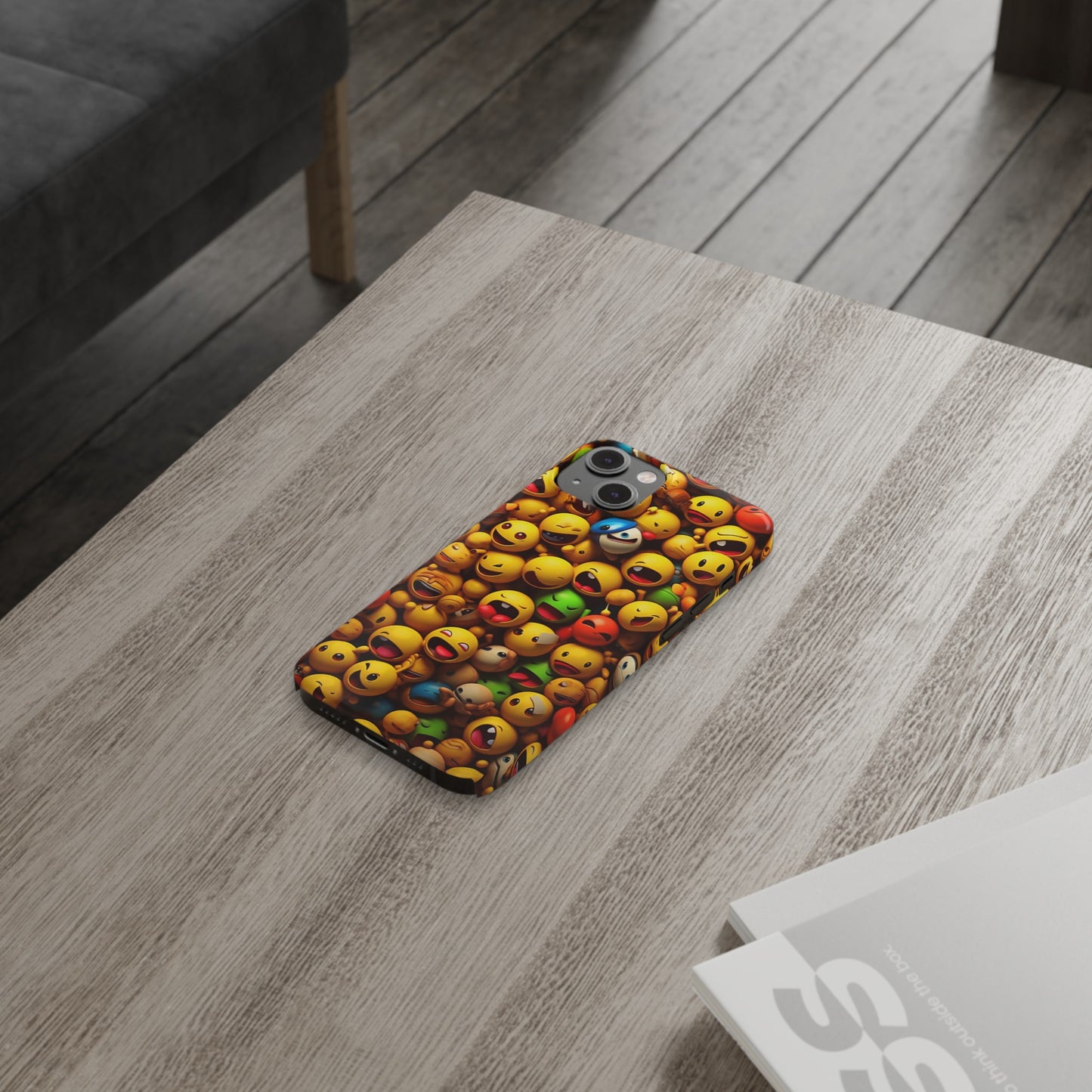Colorful Emoji Iphone 15, 14, 13, 12 Cases