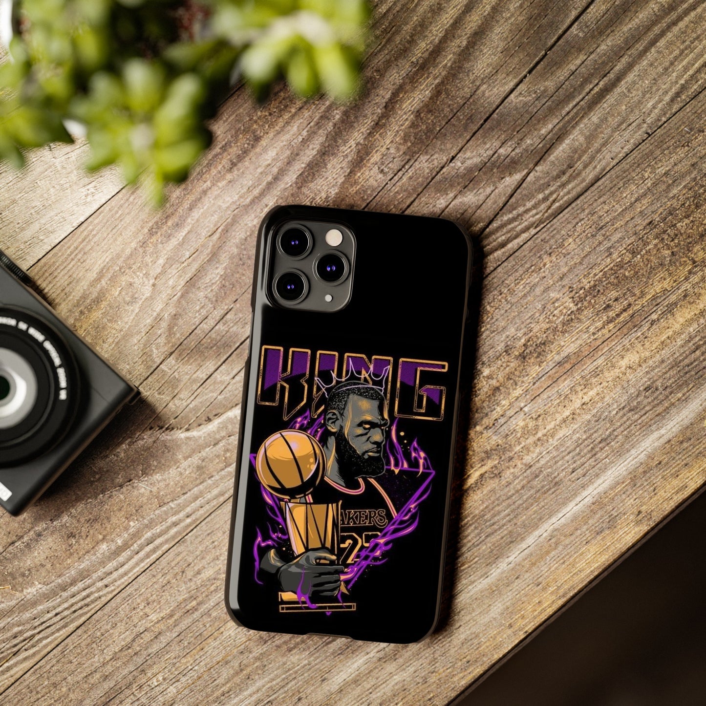 LeBron James is The King Iphone 15, 14, 13, 12, 11 Cases