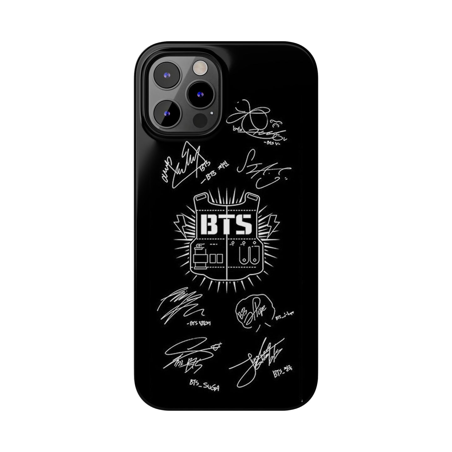 BTS Signature IPhone 15, 14, 13, 12 Cases
