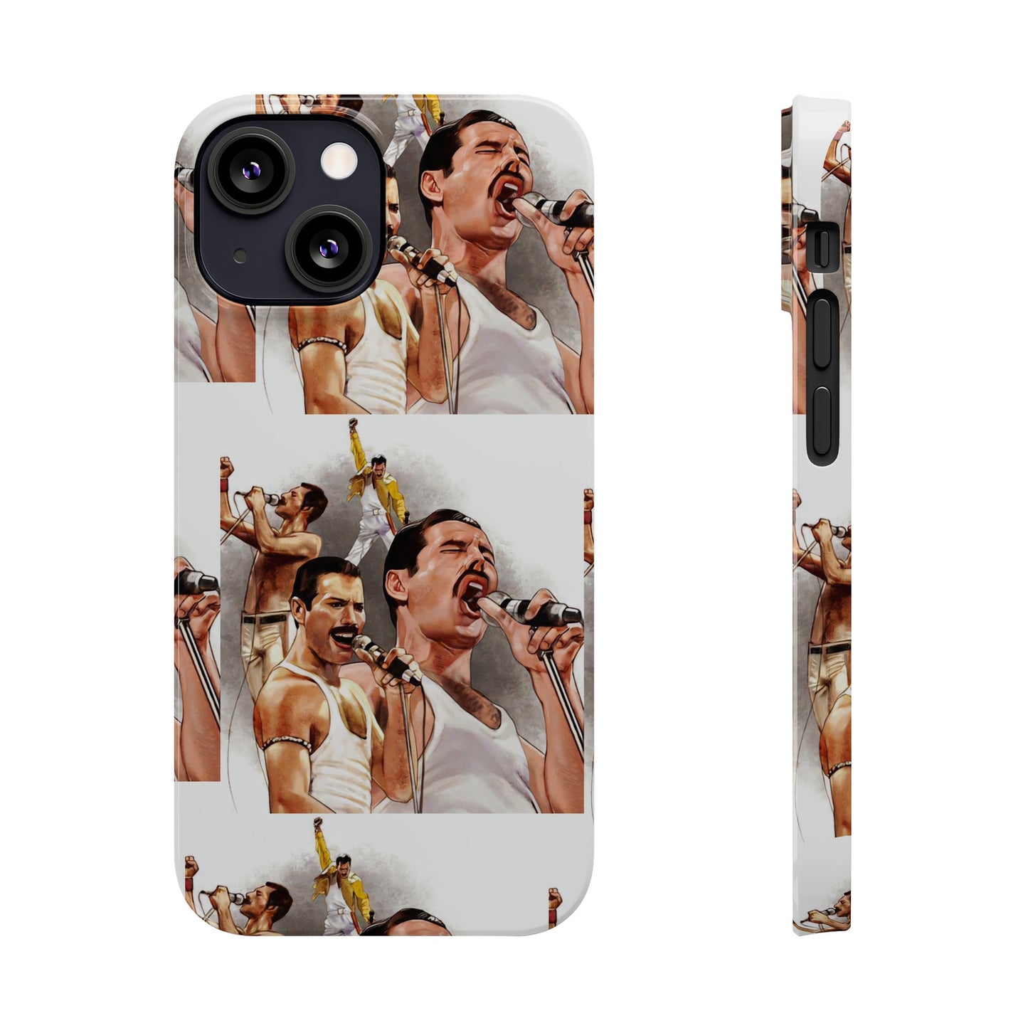 Freddie Mercury, Live, Queen, Iphone 15, 14, 13, 12 Cases
