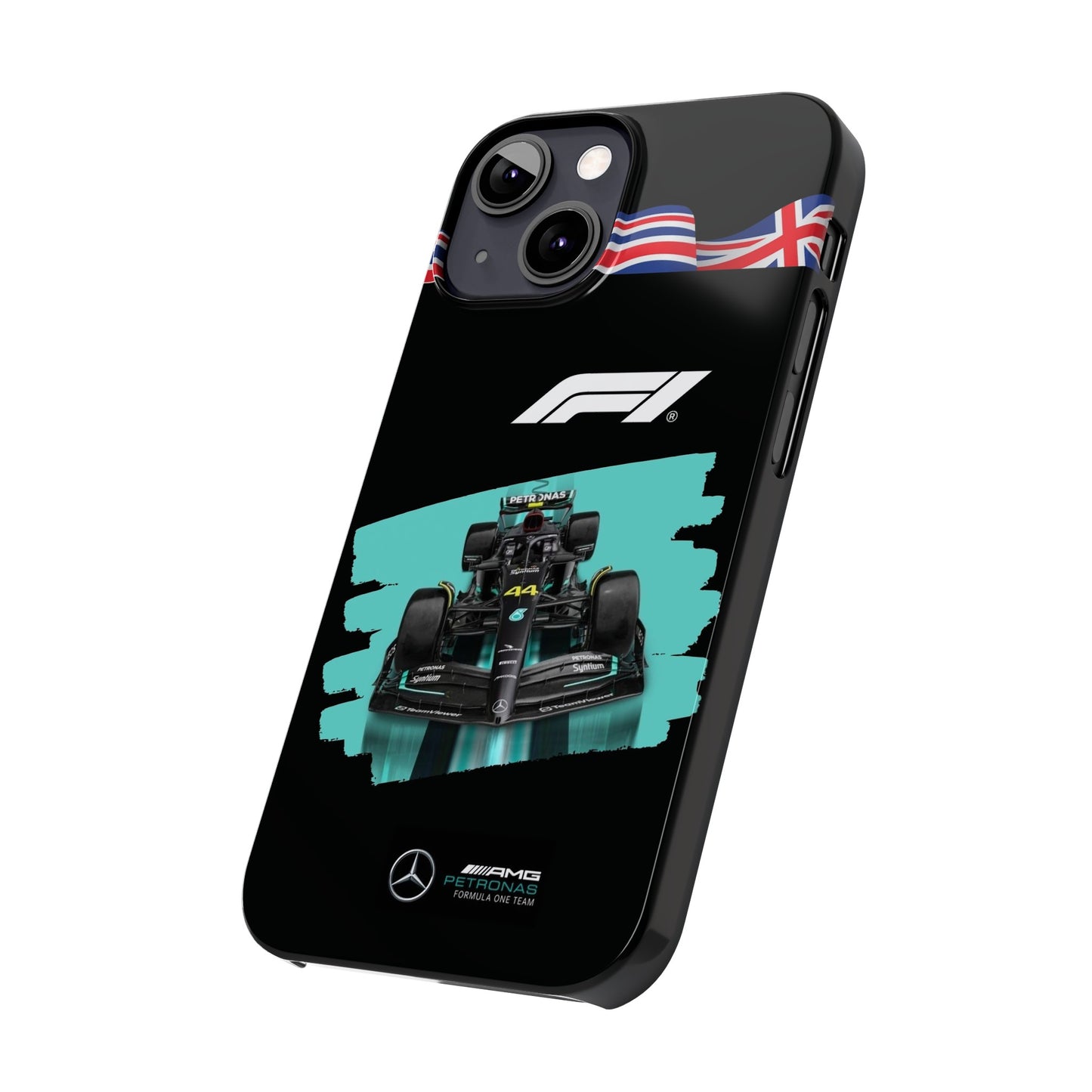 F1 Mercedes Black Edition Iphone Cases