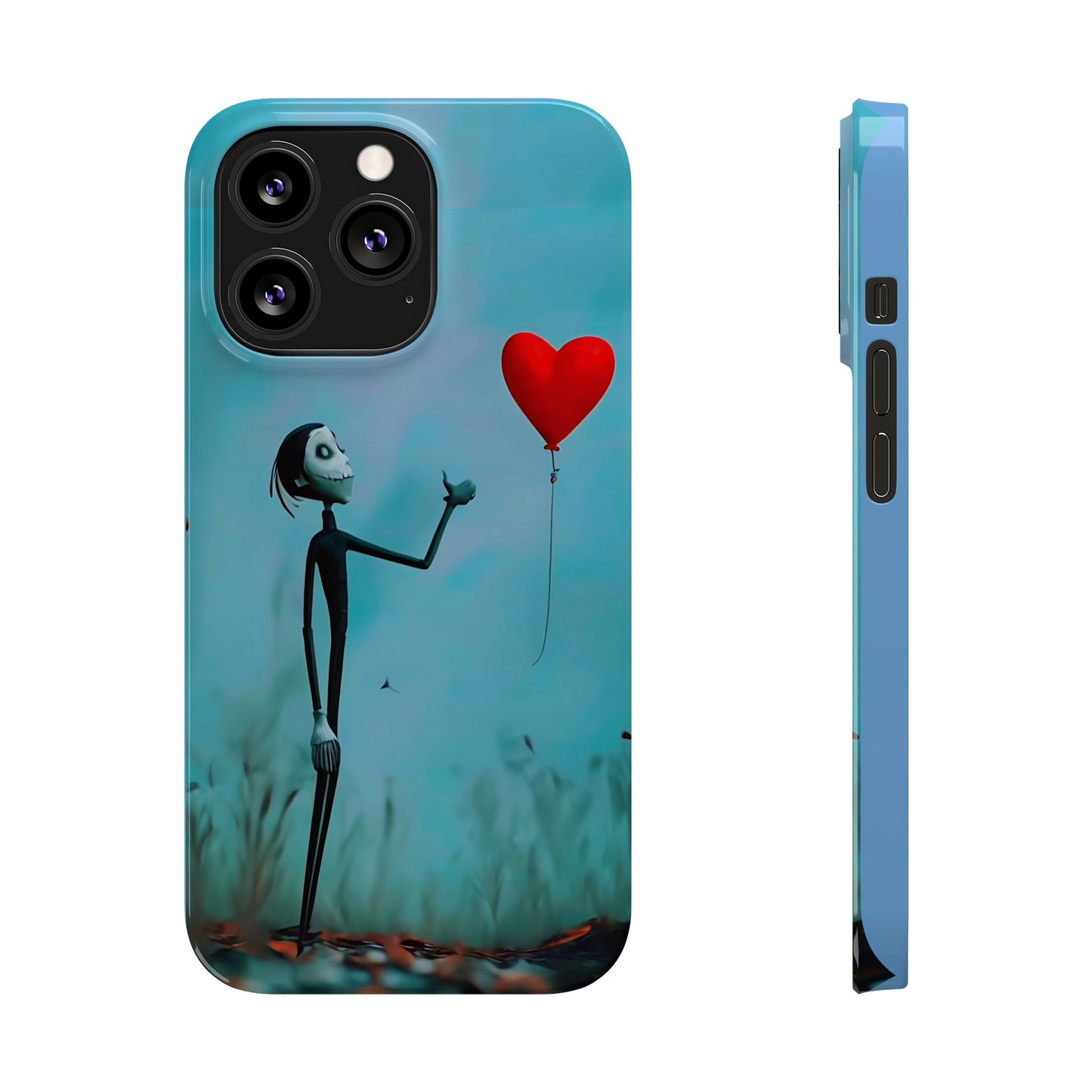 Heart Balloon Art Design iPhone Cases: Love in the Air