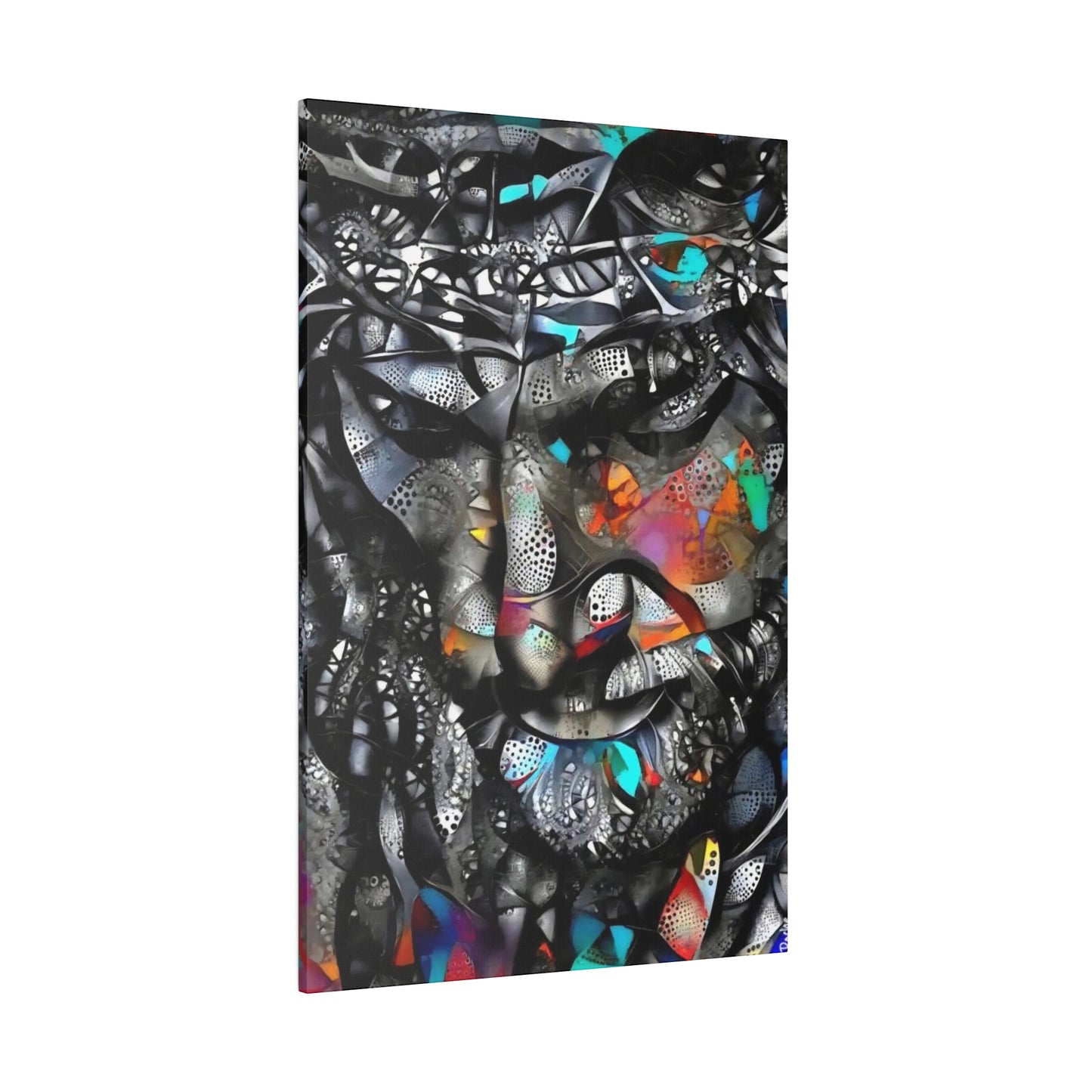 Jesus with Thorn Crown: Sacred Wall Art - Canvas