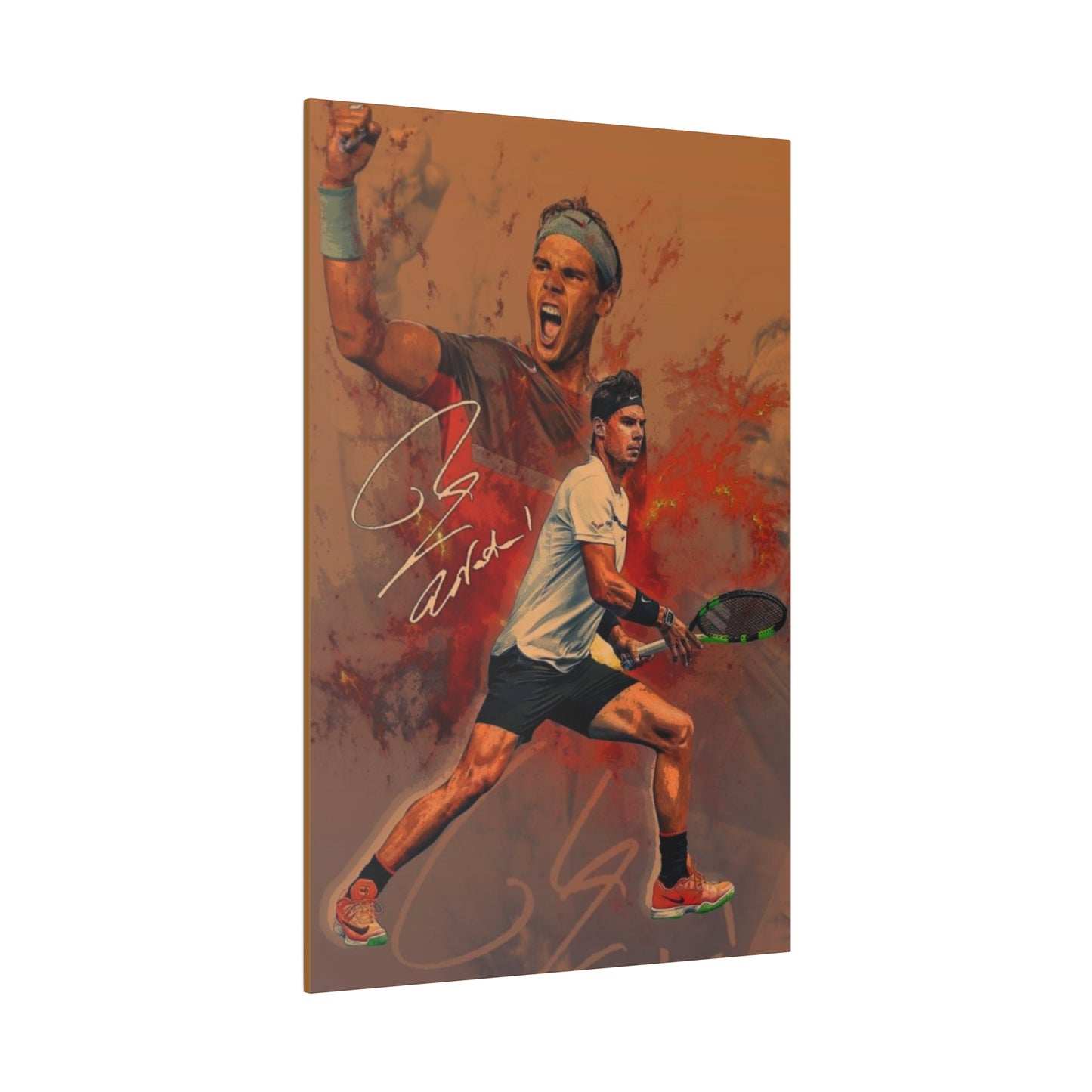 Tennis Legend Nadal: Game, Set and Match Canvas