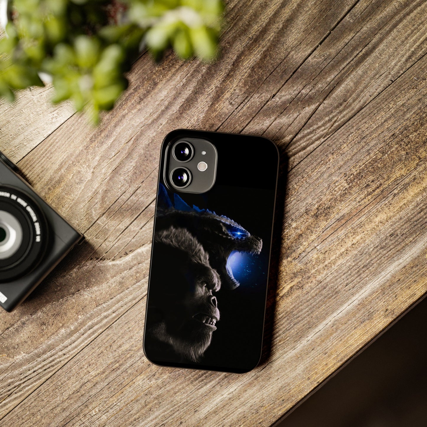 Godzilla x Kong New Age iPhone Cases: Unleash the Titans (Blue Edition)
