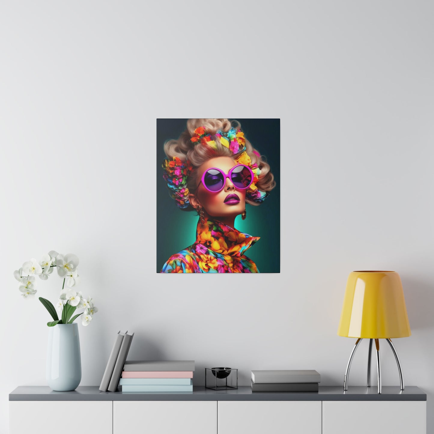 Vibrant Women: Colorful Art Style - Canvas
