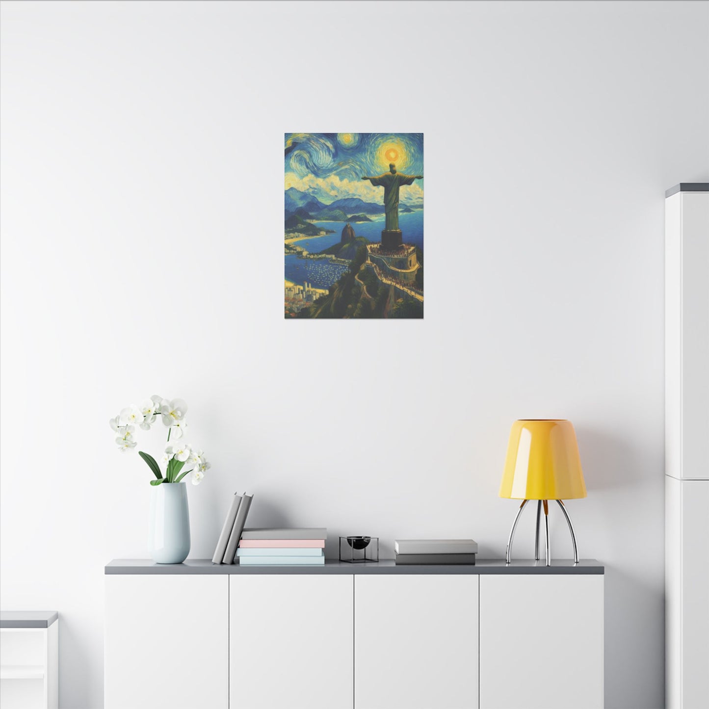Canvas Rio de Janeiro meets Van Gogh Style