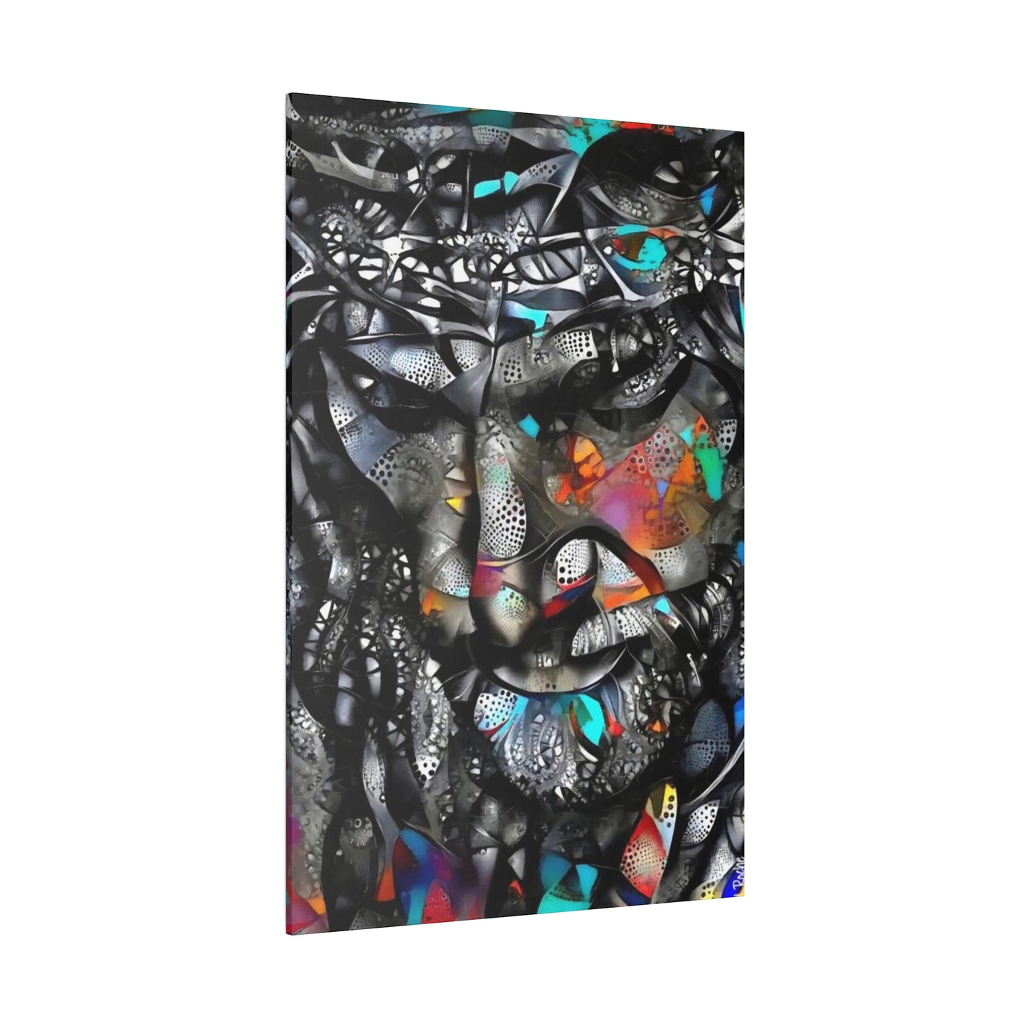 Jesus with Thorn Crown: Sacred Wall Art - Canvas