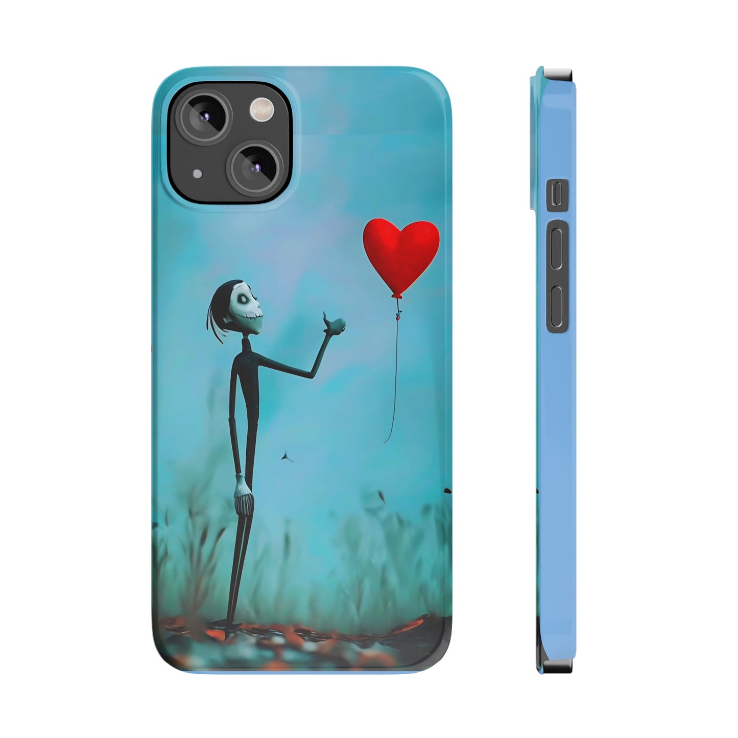 Heart Balloon Art Design iPhone Cases: Love in the Air