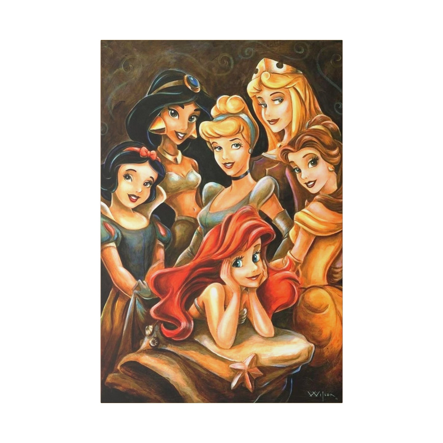 Ladies of Walt Disney: Enchanting Princesses Collection - Canvas