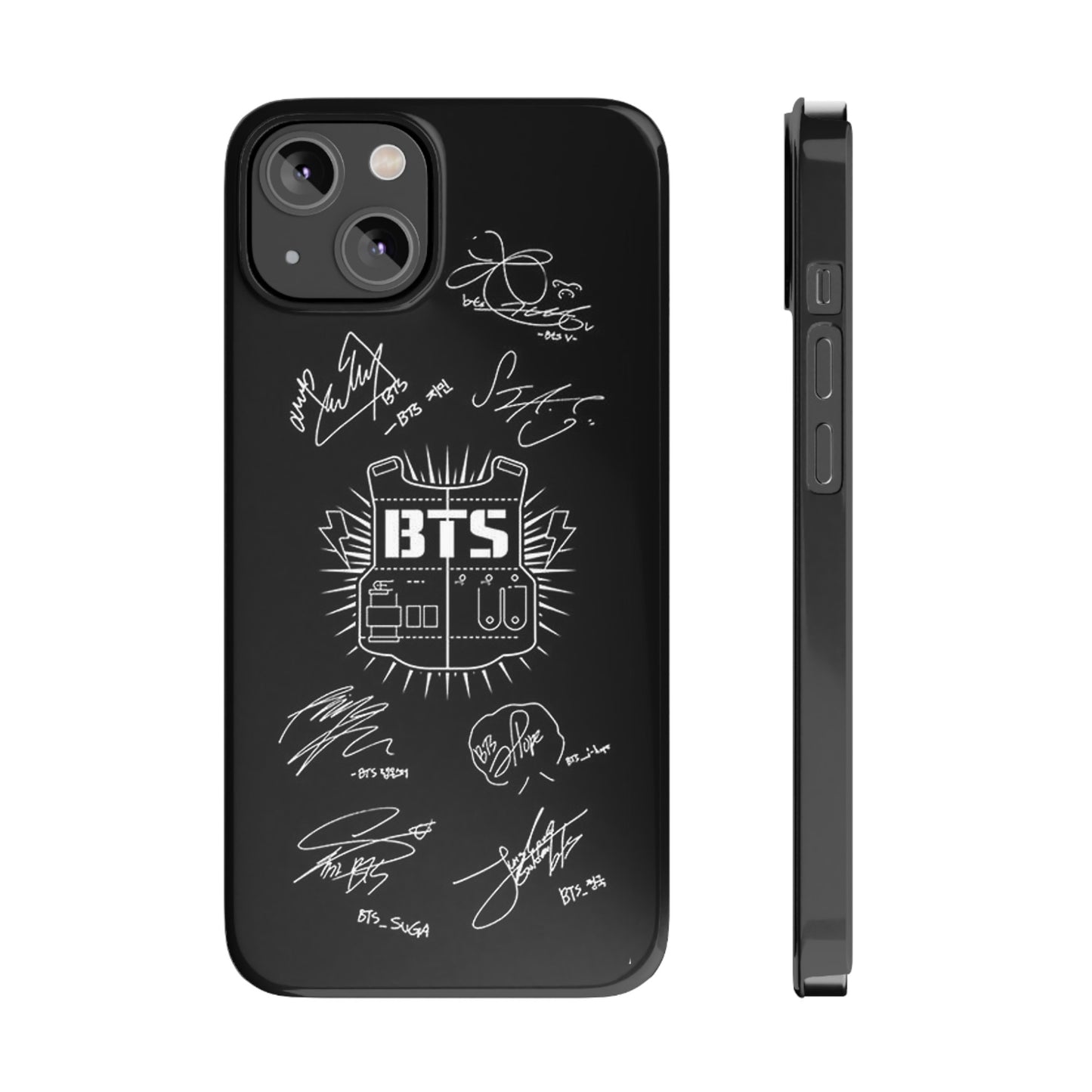 BTS Signature IPhone 15, 14, 13, 12 Cases