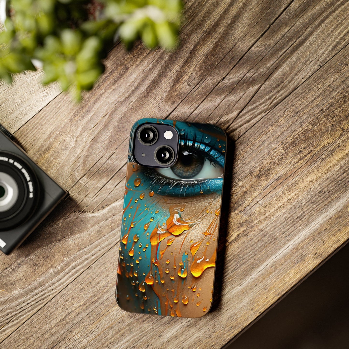 Tearful Eyes: iPhone 15, 14, 13, 12 Cases