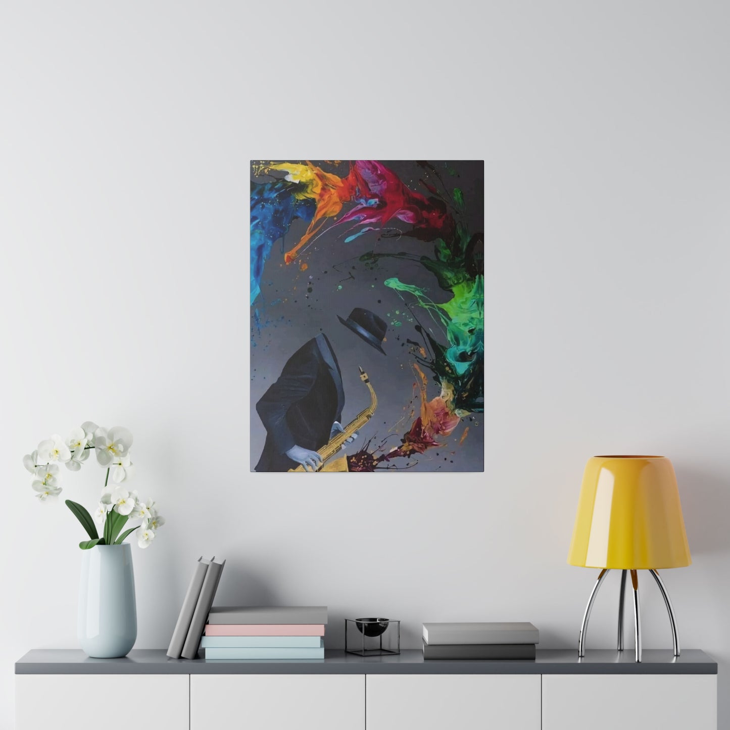 Saxophonist Symphony: Music-Inspired - Canvas