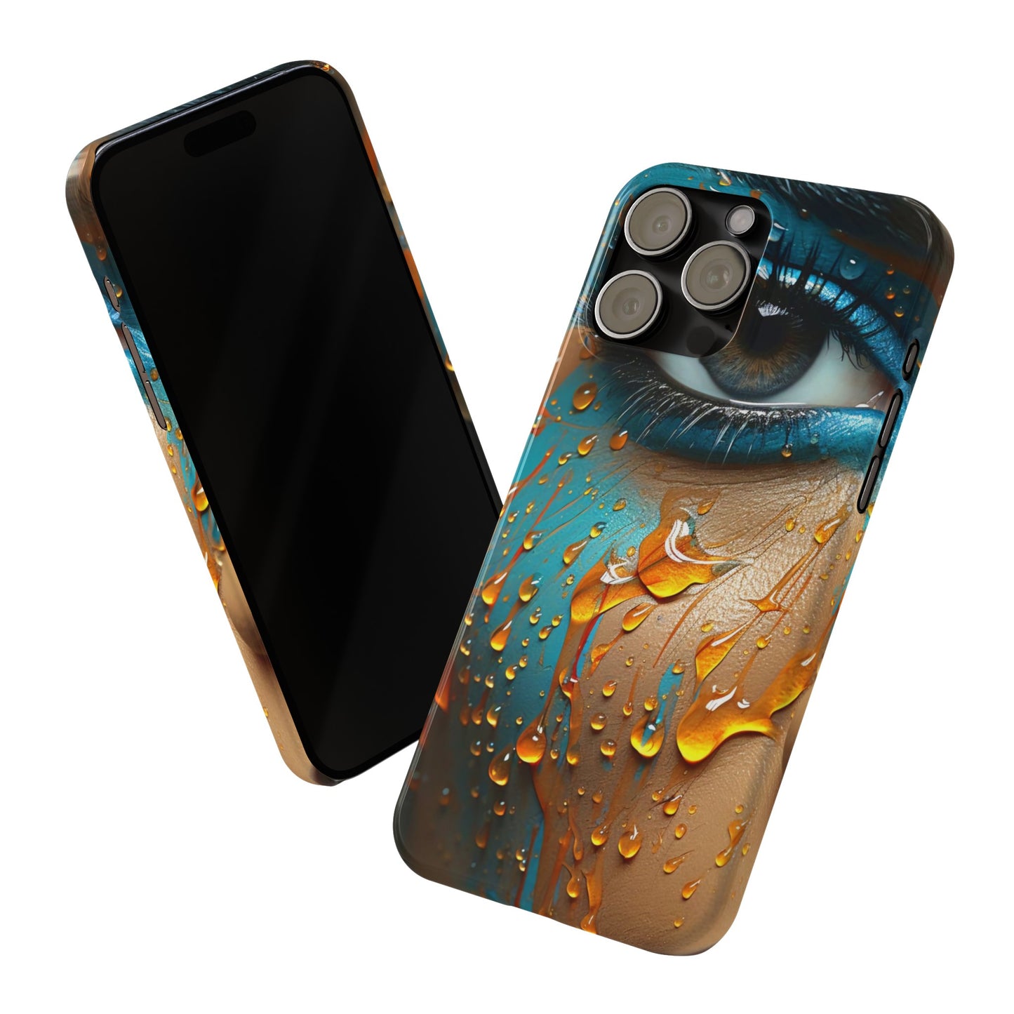 Tearful Eyes: iPhone 15, 14, 13, 12 Cases