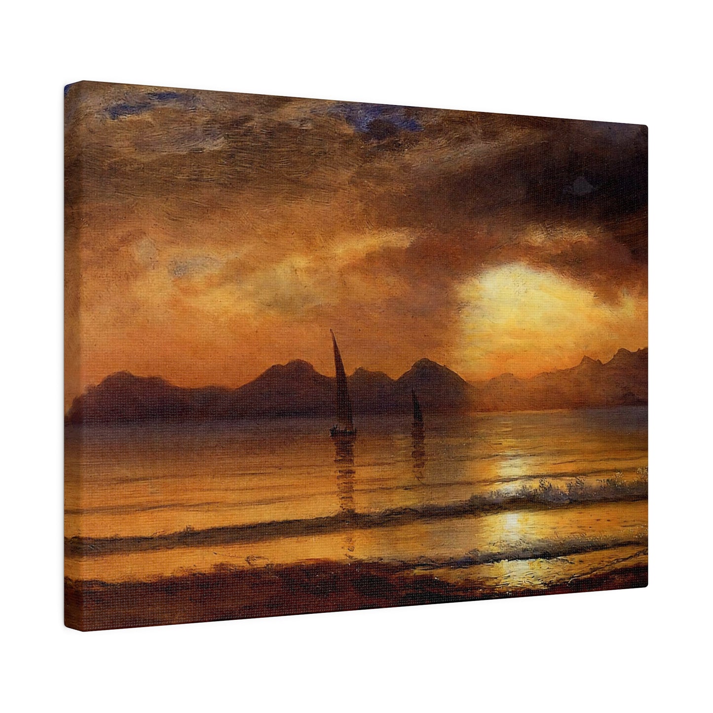 Sailing Into The Sunset - Canvas