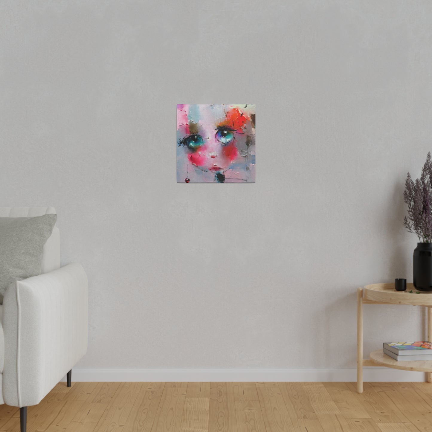 The Sweet Shy Face Canvas