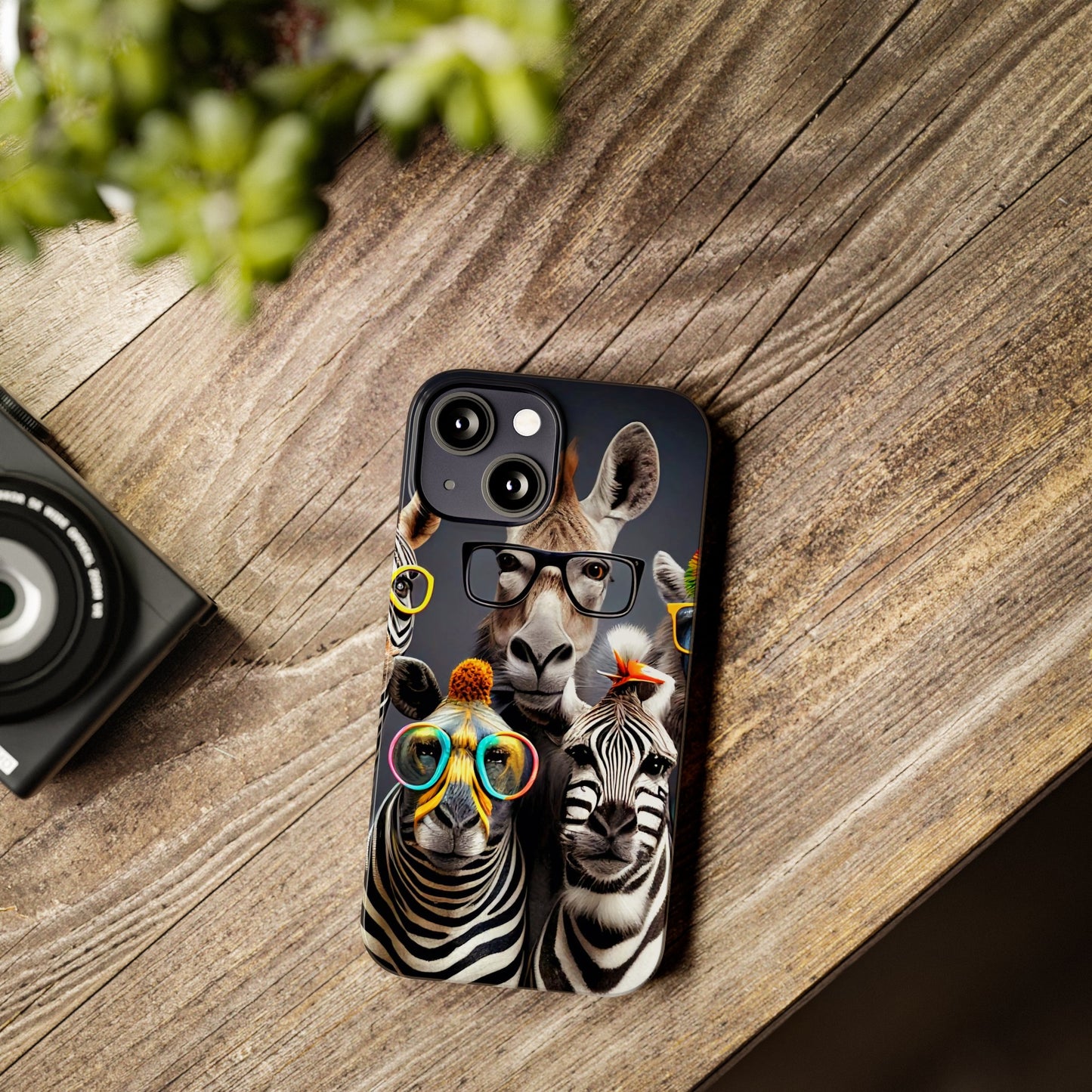 Funny Cool Zebras" iPhone 15, 14, 13, 12 Cases
