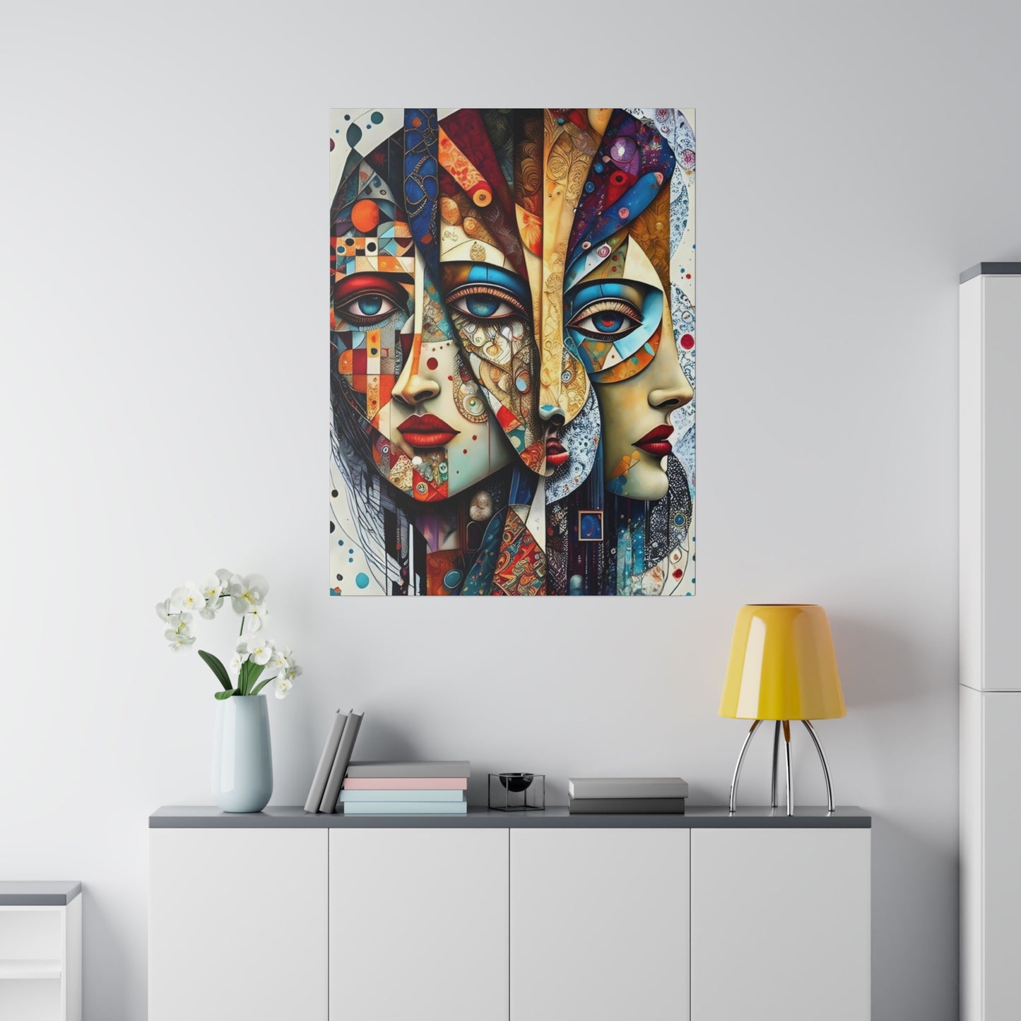 The 3 Faces Canvas Wall Art