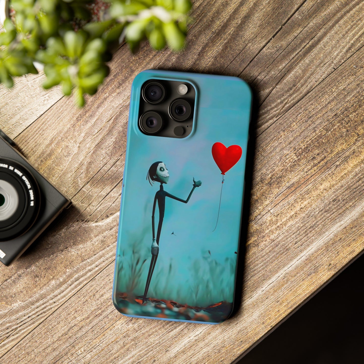 Heart Balloon Art Design iPhone Cases: Love in the Air