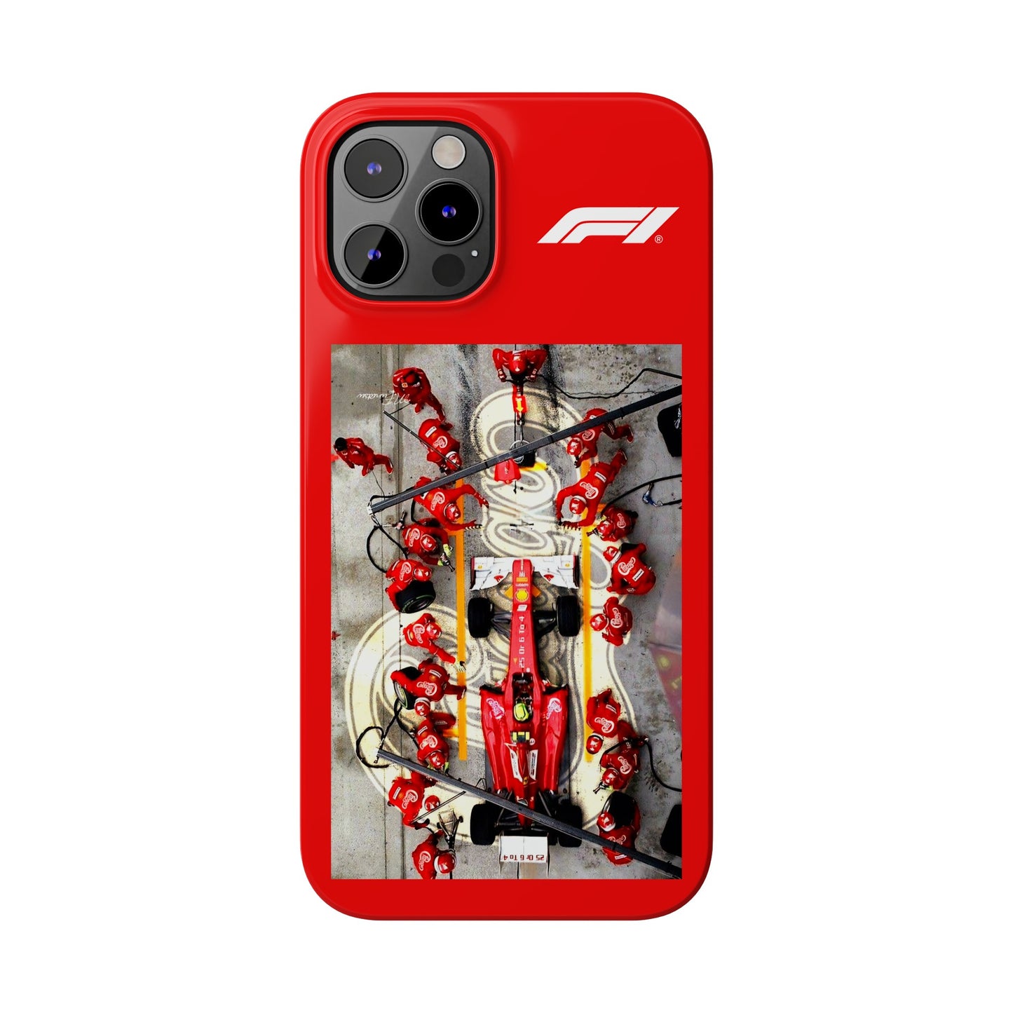 F1 Ferrari Pitstop Iphone Cases