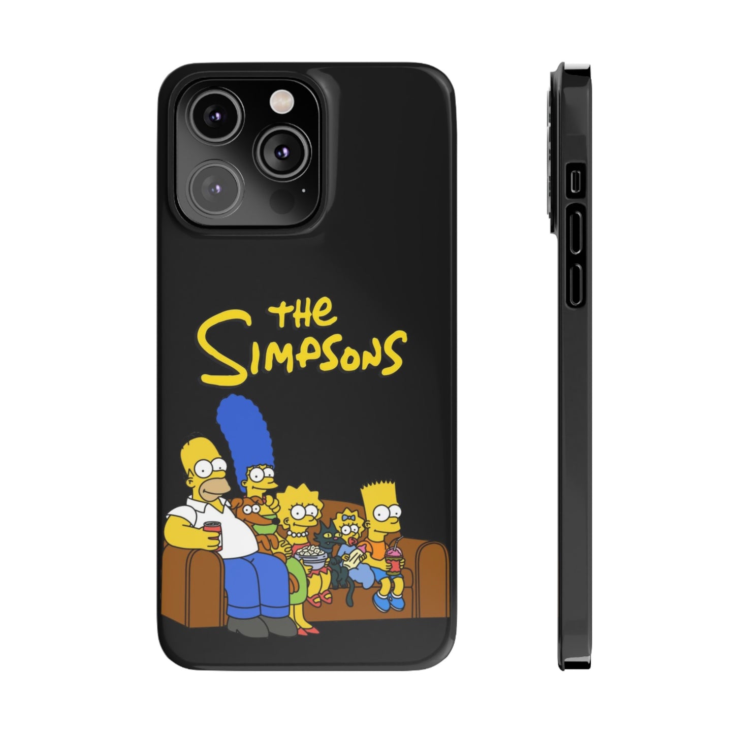 Springfield on Your Phone: The Simpsons iPhone 15, 14, 13, 12, 11 Cases