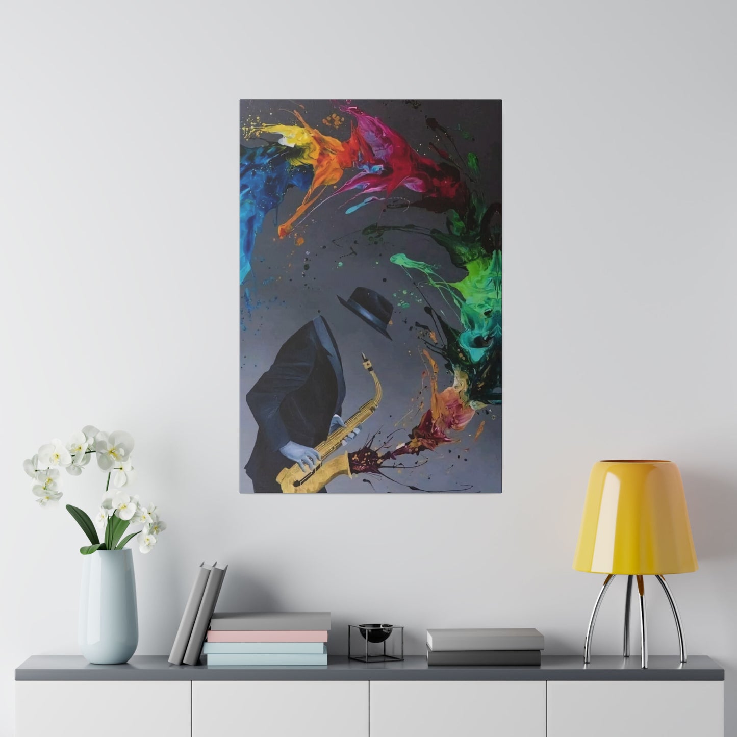 Saxophonist Symphony: Music-Inspired - Canvas