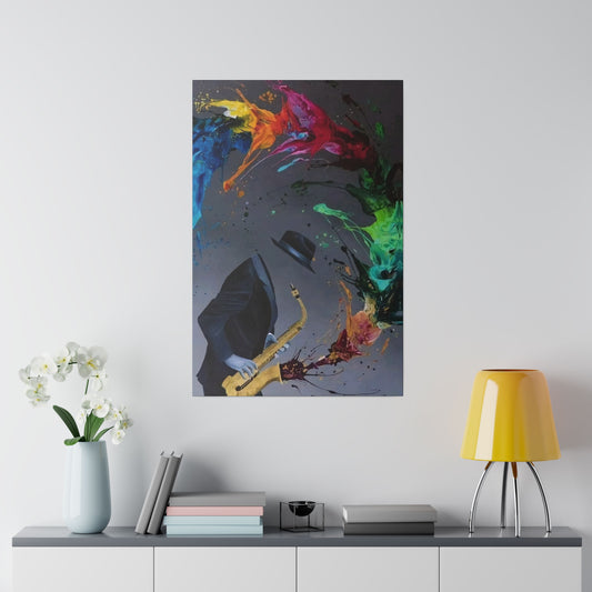 Saxophonist Symphony: Music-Inspired - Canvas