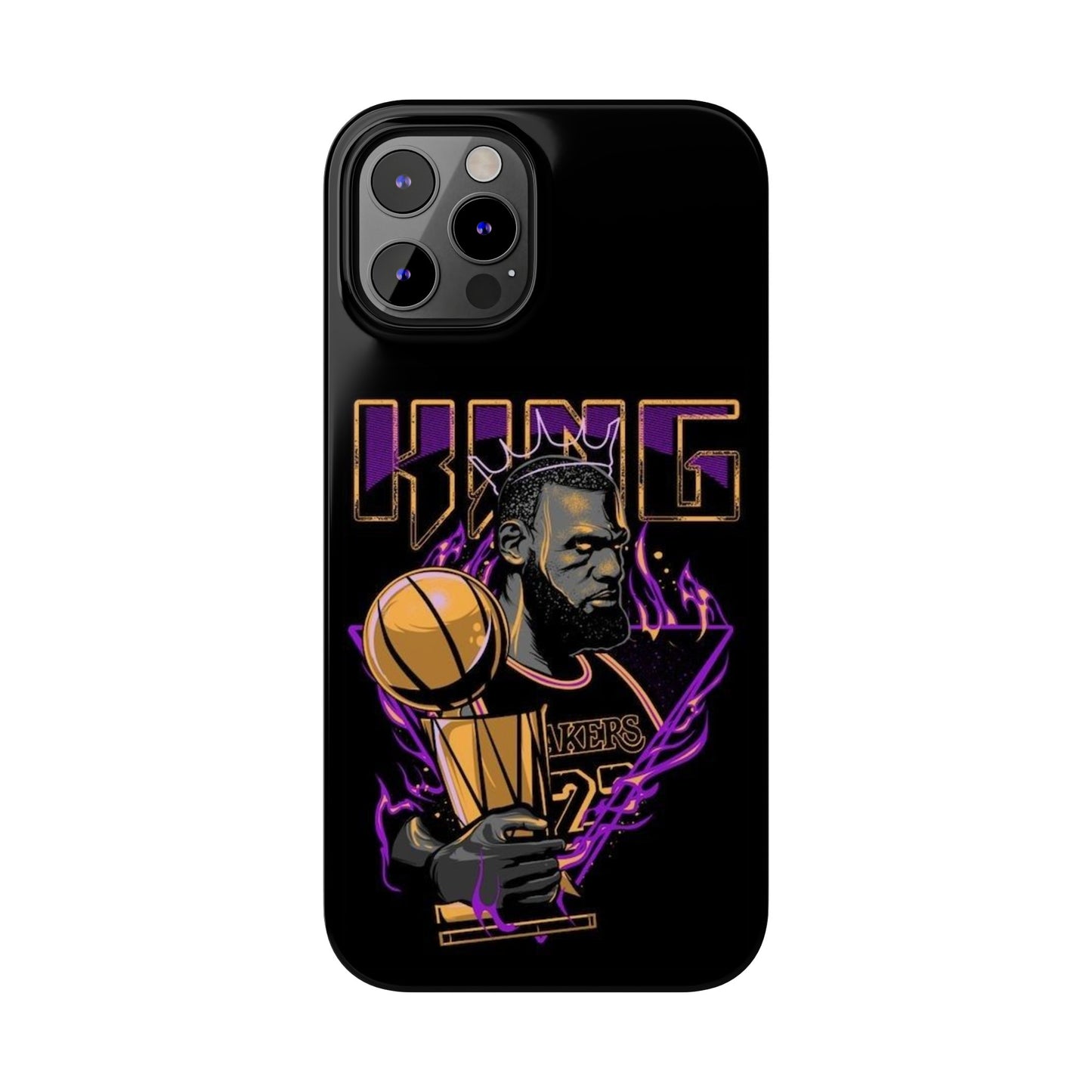 LeBron James is The King Iphone 15, 14, 13, 12, 11 Cases