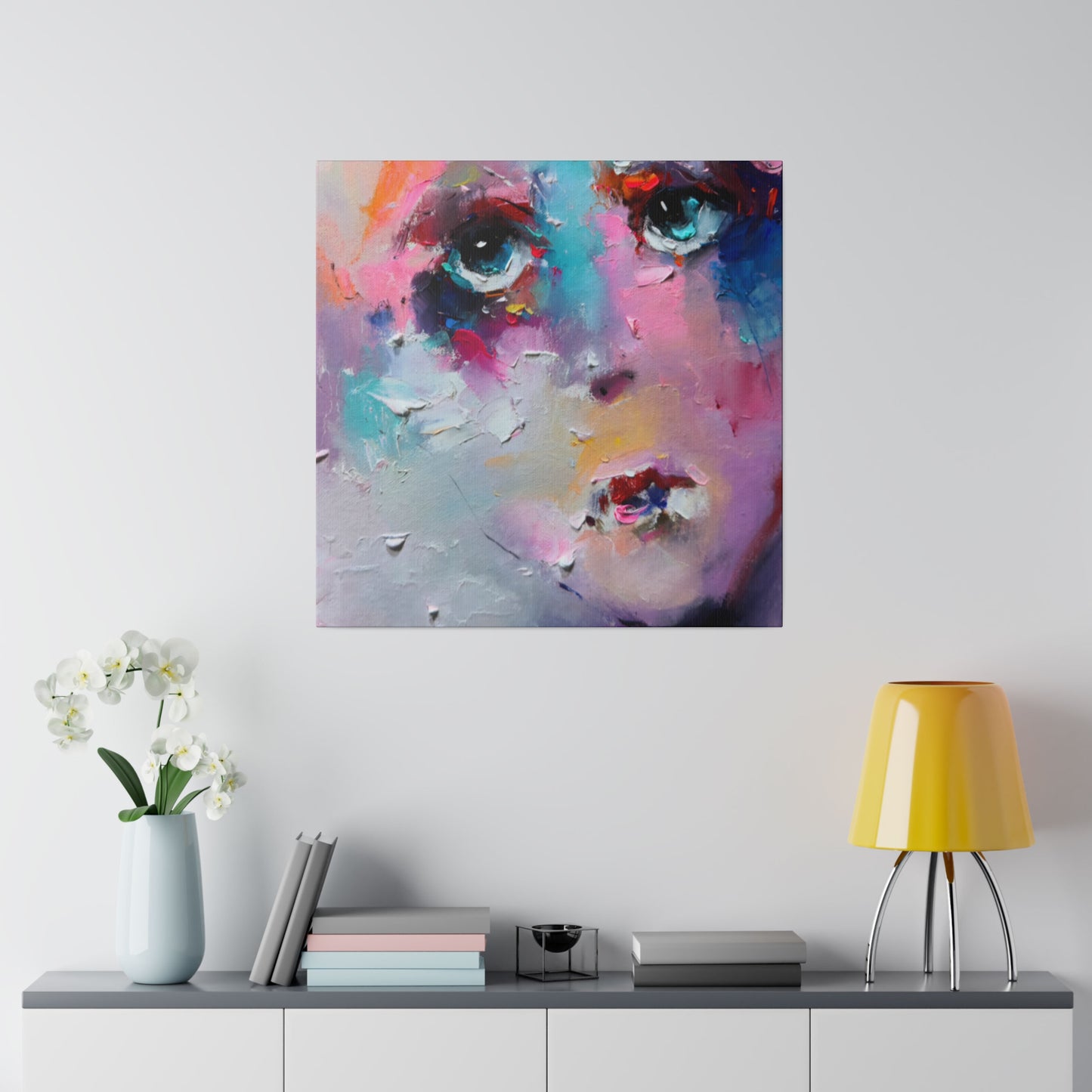 Vivid Despair - A Colorful Sadness - Canvas