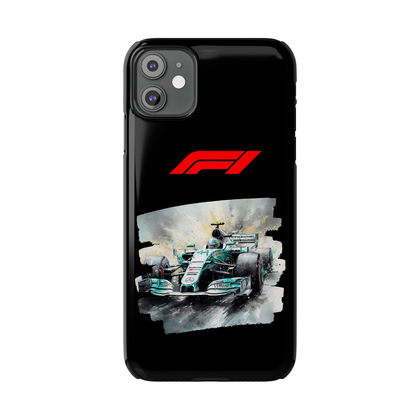 F1 Mercedes Iphone 15, 14, 13, 12, 11 Cases